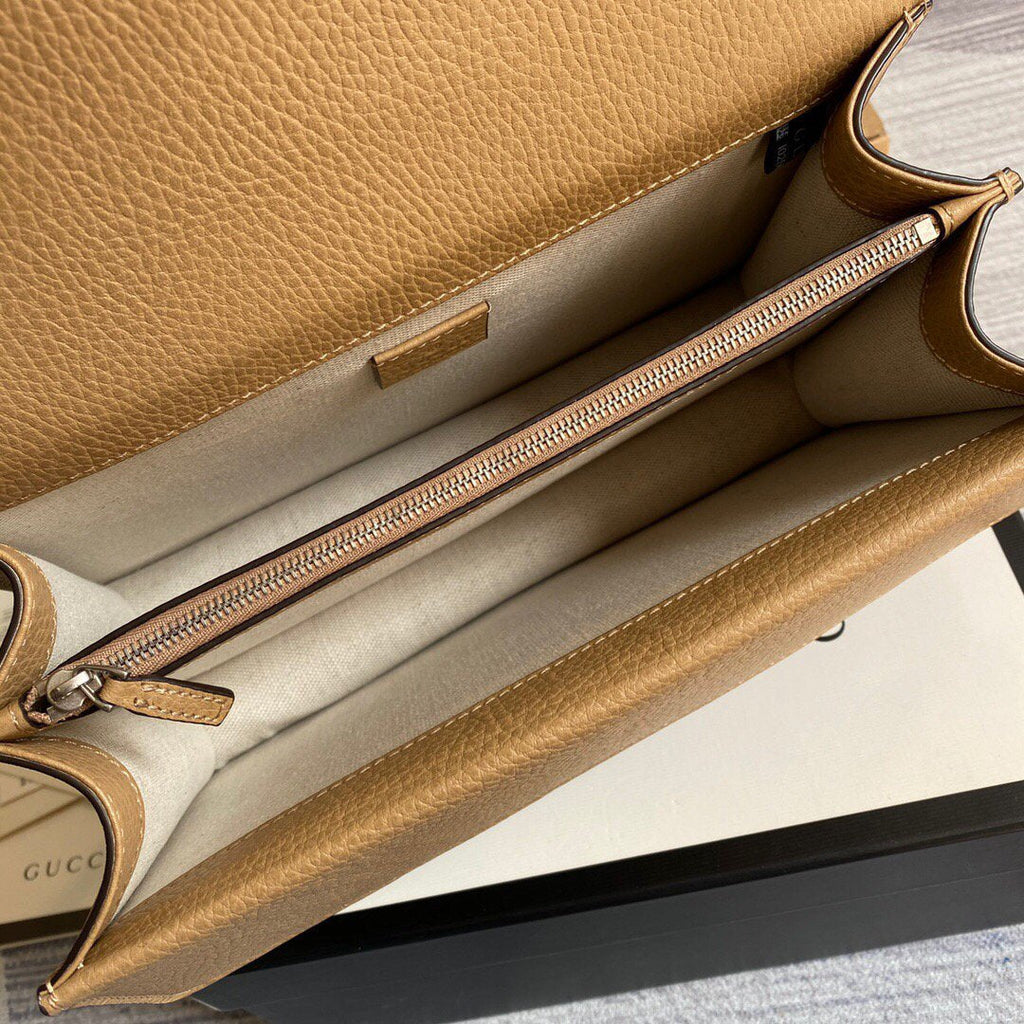 Gucci 621512 Dionysus GG Top Handle Bag Khaki