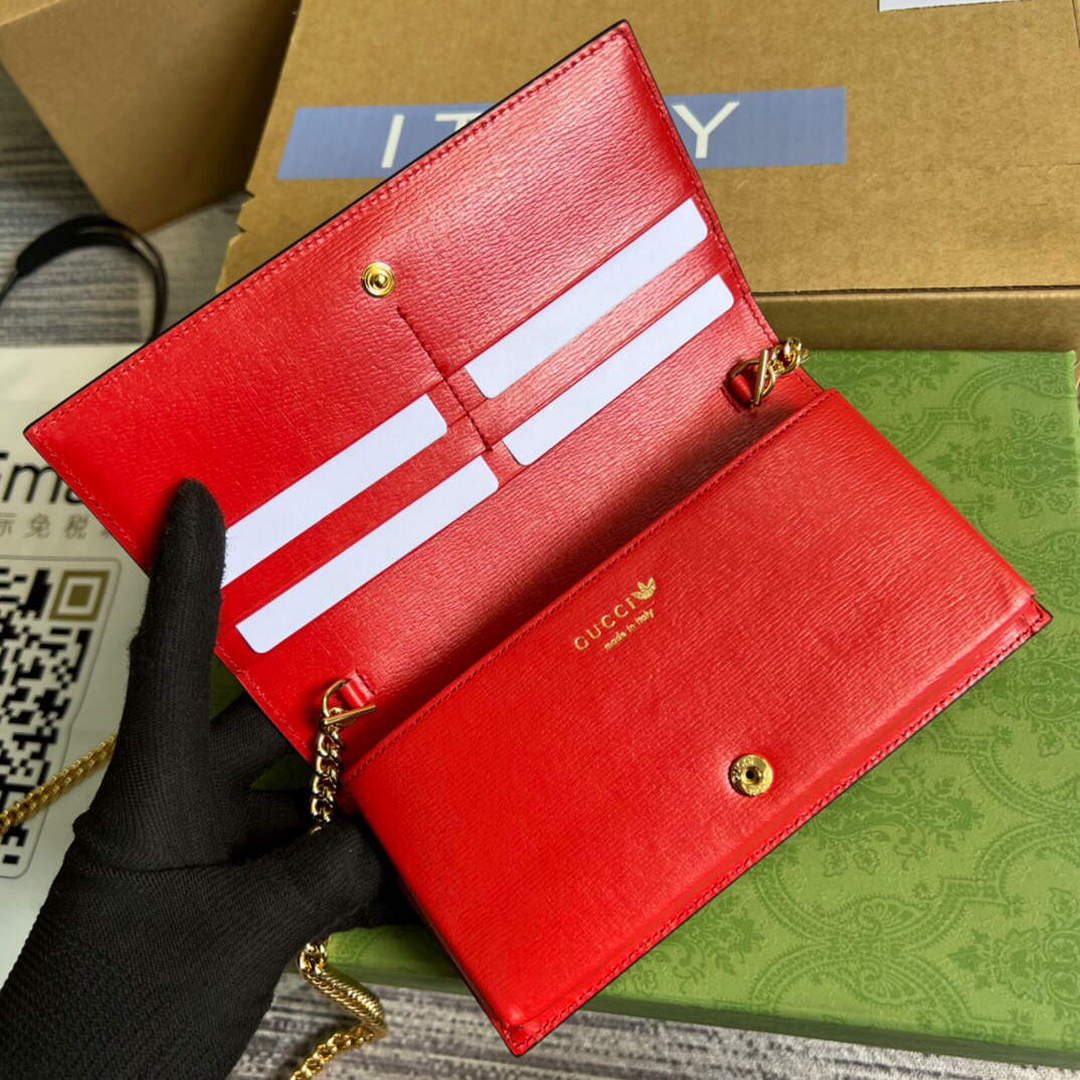 Gucci 621892 Adidas x Gucci wallet with Horsebit chain - Default Title - View 7