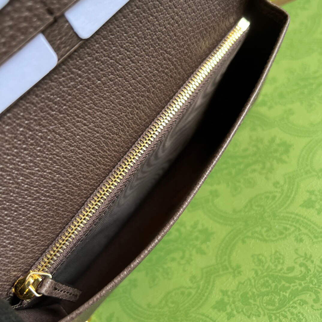 Gucci 621892 Gucci Horsebit 1955 Chain Wallet Brown - Default Title - View 9