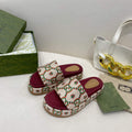 Gucci 623212 Women's platform slide sandal G80326