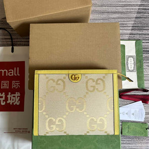 Gucci 625549 Ophidia jumbo GG pouch Banana - Default Title - View 1