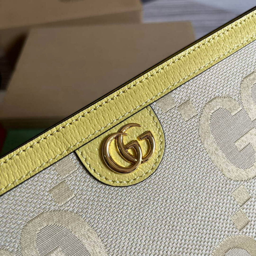 Gucci 625549 Ophidia jumbo GG pouch Banana