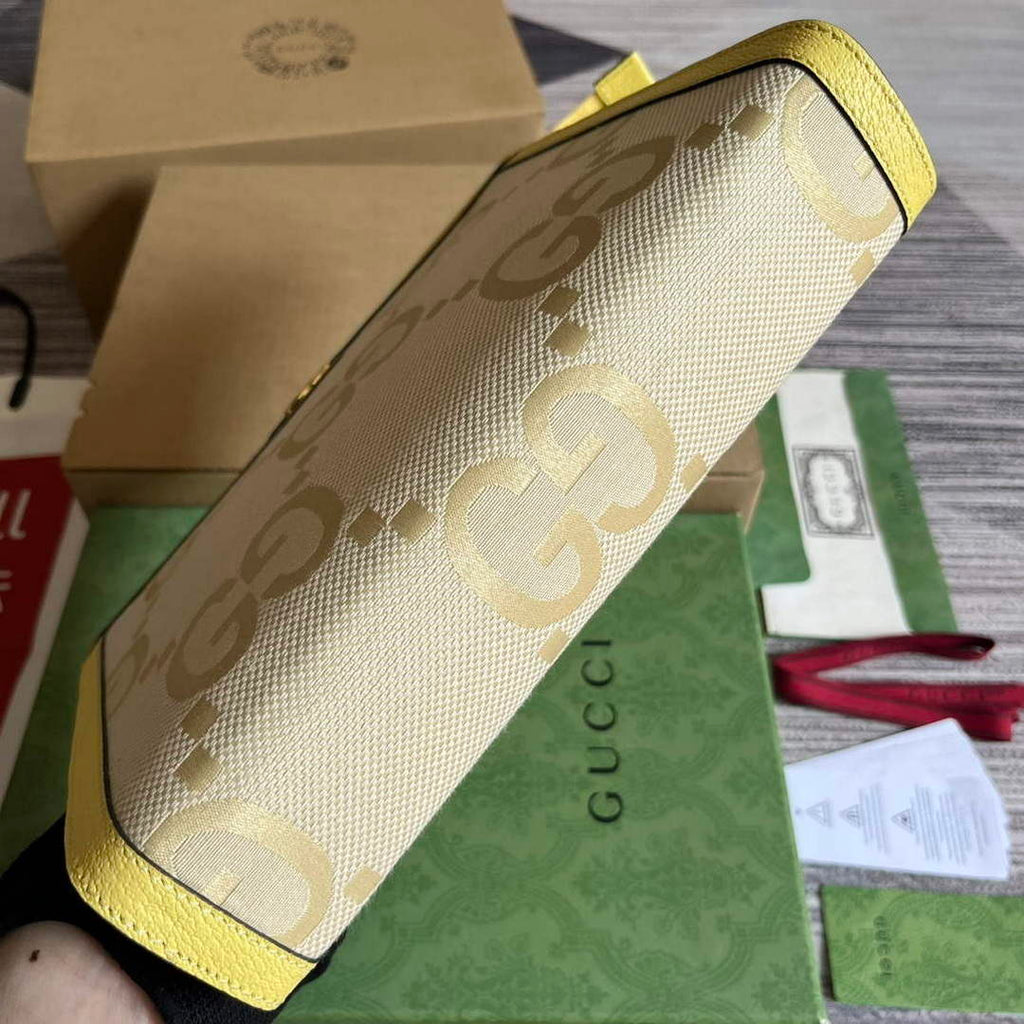 Gucci 625549 Ophidia jumbo GG pouch Banana