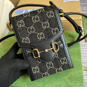 Gucci 625615 Gucci Horsebit 1955 Mini Bag Black - Default Title - View 3