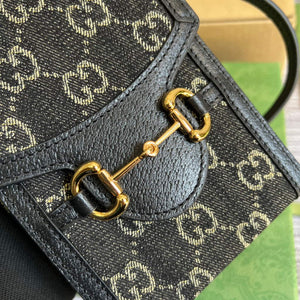 Gucci 625615 Gucci Horsebit 1955 Mini Bag Black - Default Title - View 4