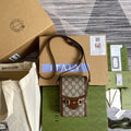 Gucci 625615 Gucci Horsebit 1955 Mini Bag Brown