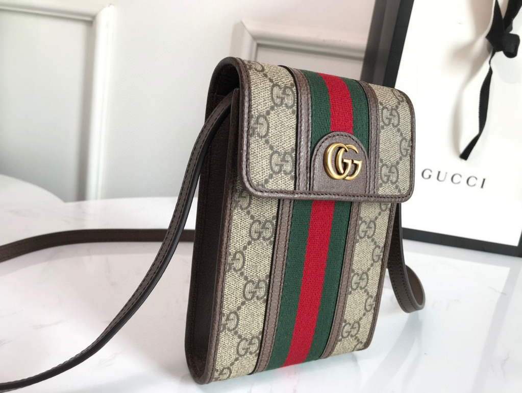 Gucci 625757 Ophidia Mini Bag Brown