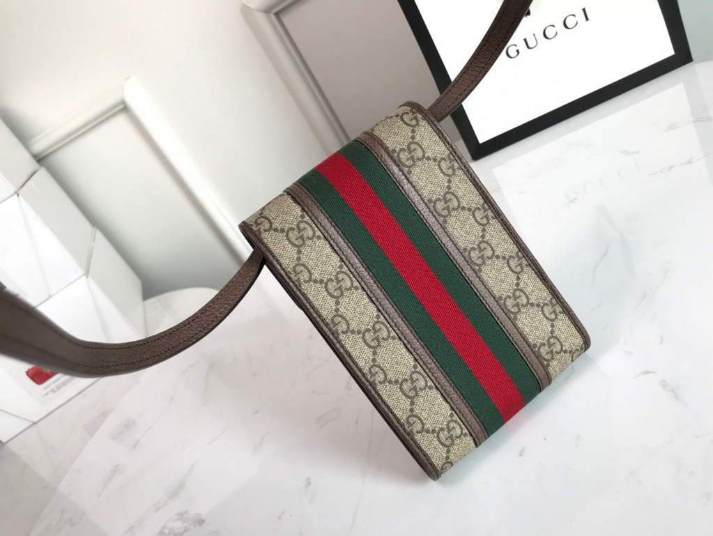 Gucci 625757 Ophidia Mini Bag Brown