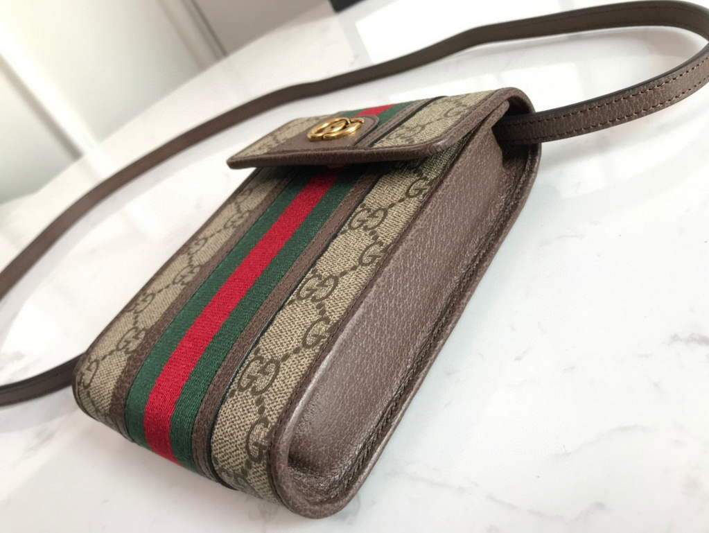 Gucci 625757 Ophidia Mini Bag Brown