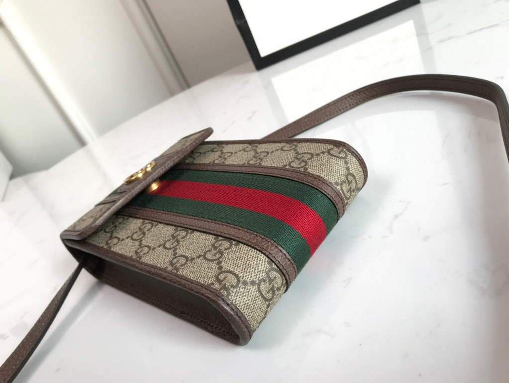 Gucci 625757 Ophidia Mini Bag Brown