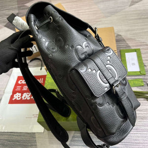 Gucci 625770 Jumbo GG Backpack Black - Default Title - View 3