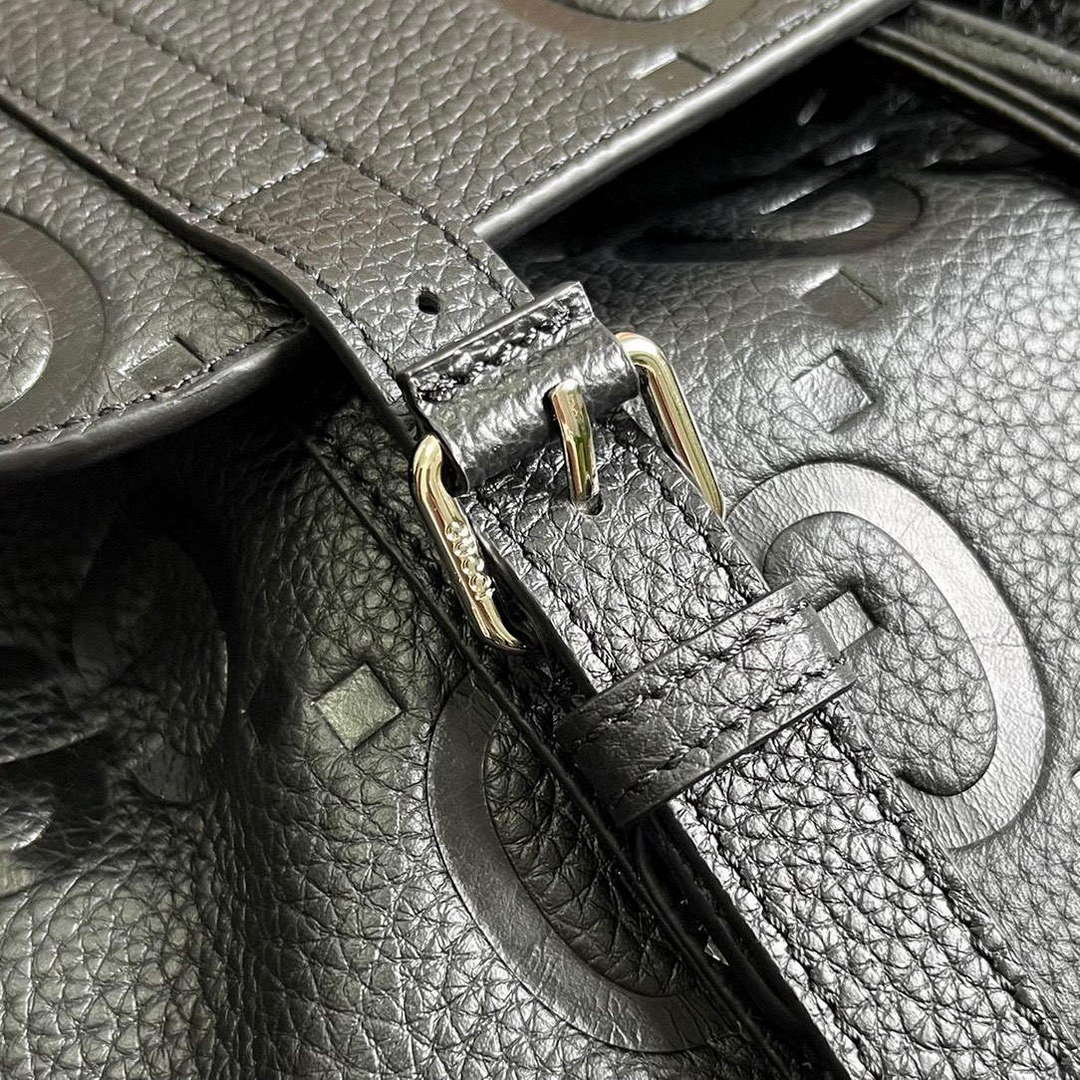 Gucci 625770 Jumbo GG Backpack Black - Default Title - View 7