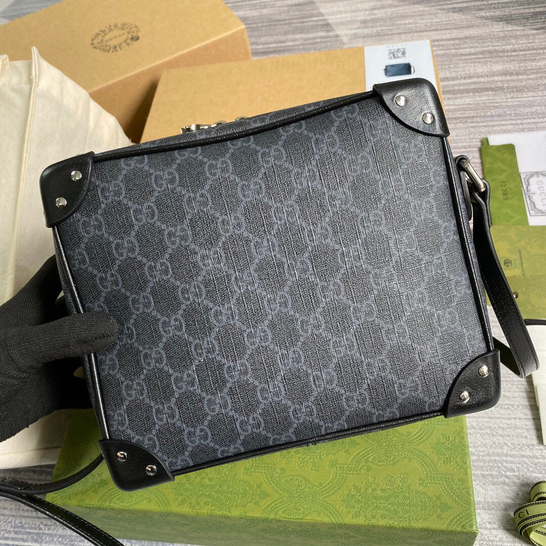Gucci 626363  GG Shoulder Bag Black