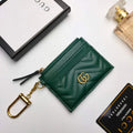 Gucci 627064 GG Marmont Keychain Wallet Green - Default Title - View 1