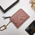 Gucci 627064 GG Marmont Keychain Wallet Light Pink - Default Title - View 1