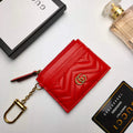 Gucci 627064 GG Marmont Keychain Wallet Red - Default Title - View 1