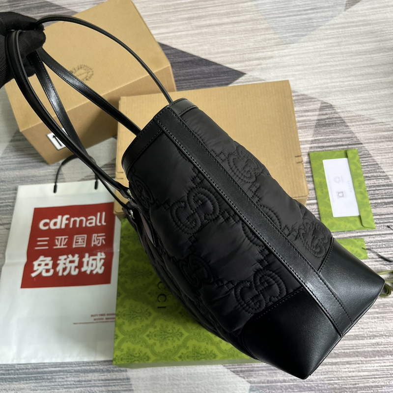 Gucci 631685 Ophidia GG medium tote black - Default Title - View 3