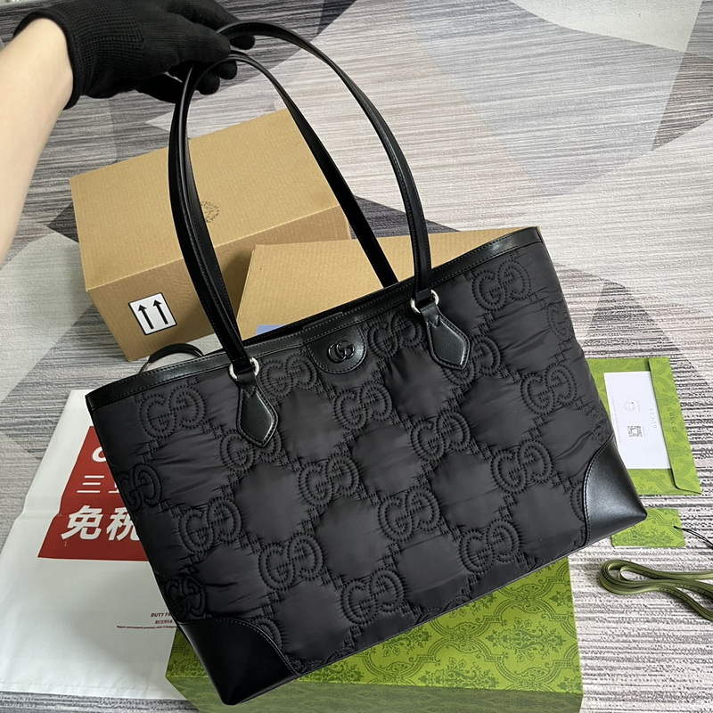 Gucci 631685 Ophidia GG medium tote black - Default Title - View 4