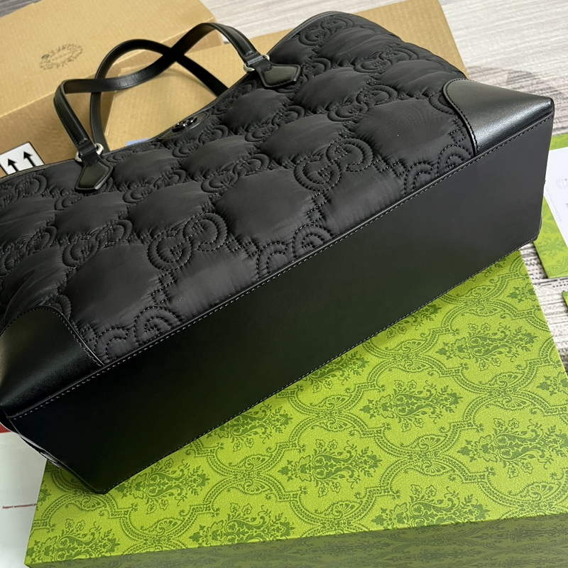 Gucci 631685 Ophidia GG medium tote black - Default Title - View 6