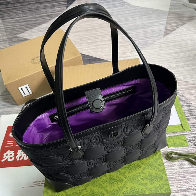 Gucci 631685 Ophidia GG medium tote black - Default Title - View 7