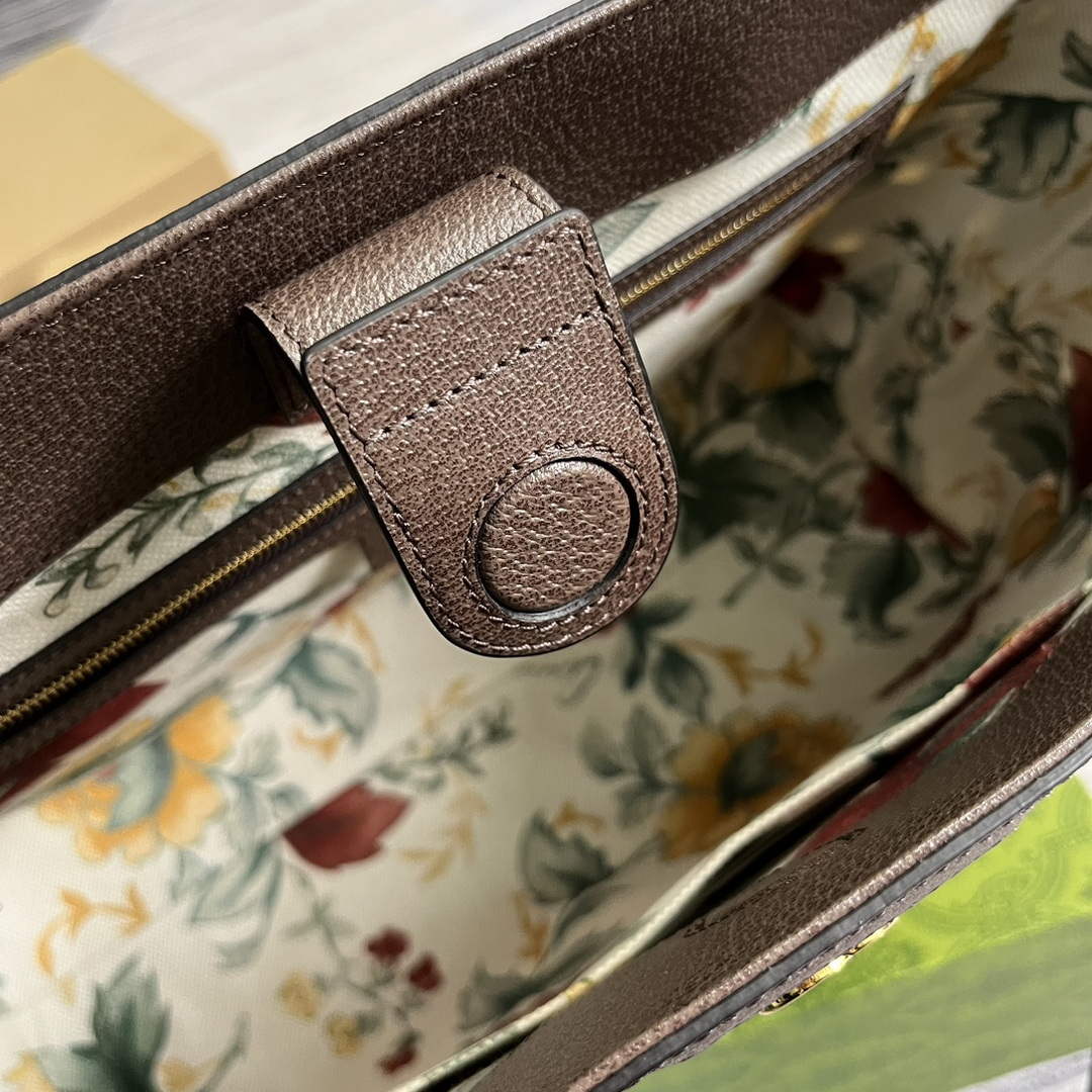 Gucci 631685 Ophidia GG medium tote brown