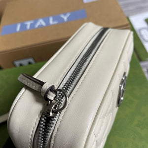 Gucci 634936 GG Marmont Mini Shoulder Bag Beige - Default Title - View 4