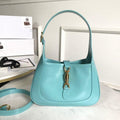 Gucci 636709 GG Jackie 1961 Small Hobo Shoulder Bag Blue - luxibagsmall