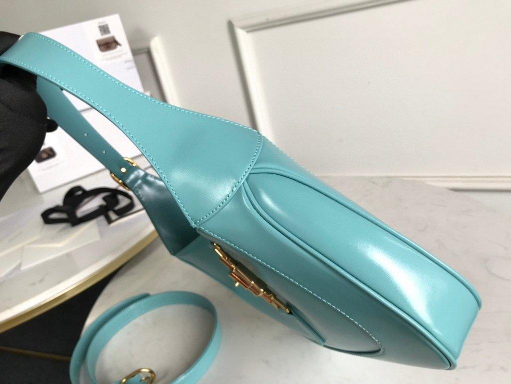 Gucci 636709 GG Jackie 1961 Small Hobo Shoulder Bag Blue - luxibagsmall