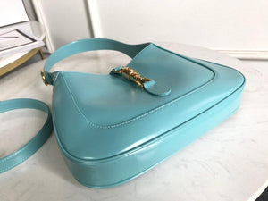 Gucci 636709 GG Jackie 1961 Small Hobo Shoulder Bag Blue - luxibagsmall
