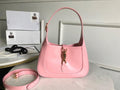 Gucci 636709 GG Jackie 1961 Small Hobo Shoulder Bag Pink - luxibagsmall