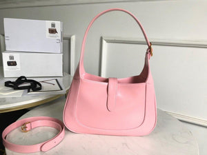 Gucci 636709 GG Jackie 1961 Small Hobo Shoulder Bag Pink - luxibagsmall