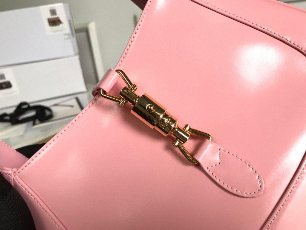 Gucci 636709 GG Jackie 1961 Small Hobo Shoulder Bag Pink - luxibagsmall