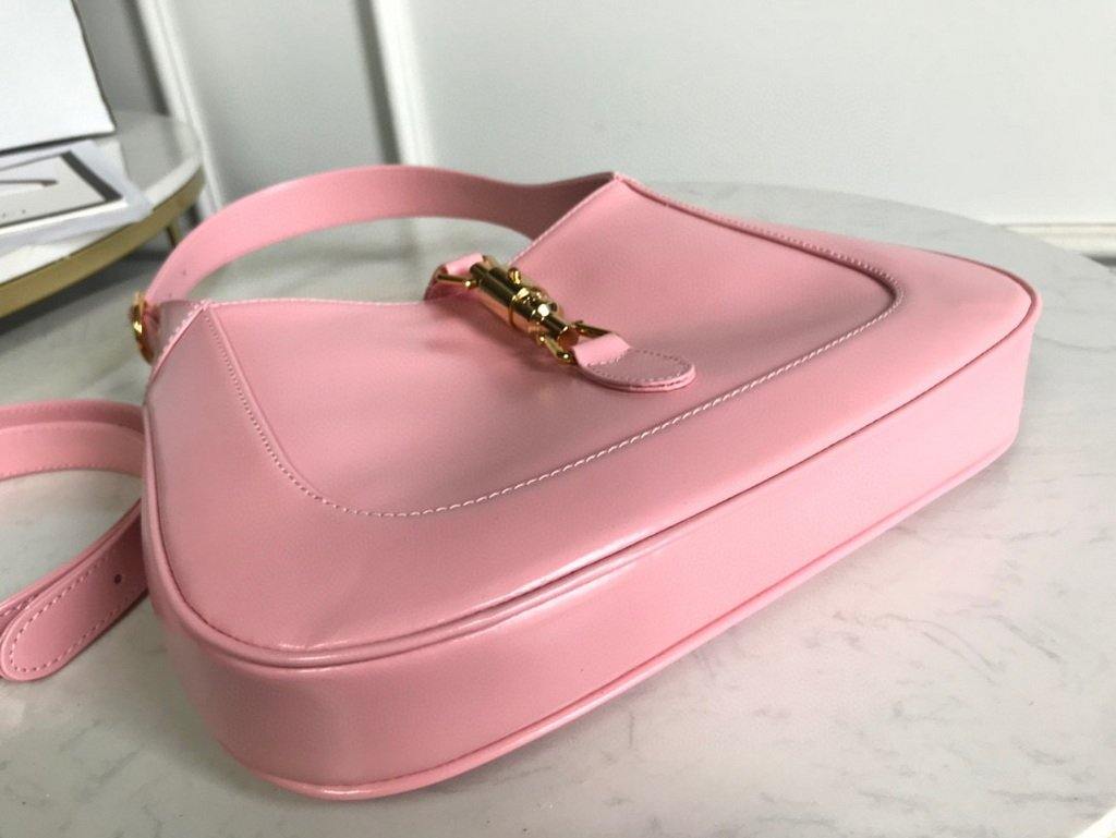Gucci 636709 GG Jackie 1961 Small Hobo Shoulder Bag Pink - luxibagsmall