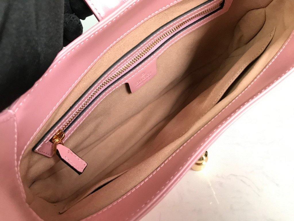 Gucci 636709 GG Jackie 1961 Small Hobo Shoulder Bag Pink - luxibagsmall