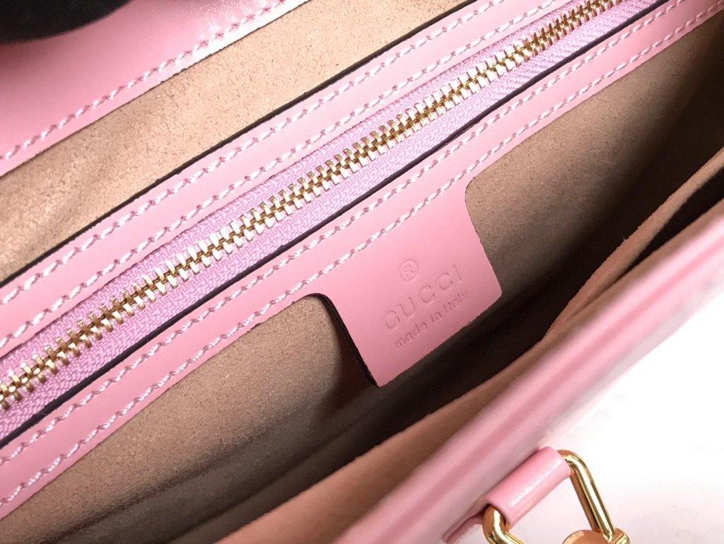 Gucci 636709 GG Jackie 1961 Small Hobo Shoulder Bag Pink - luxibagsmall