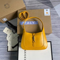 Gucci 636709 GG Jackie 1961 Small Hobo Shoulder Bag Yellow - luxibagsmall