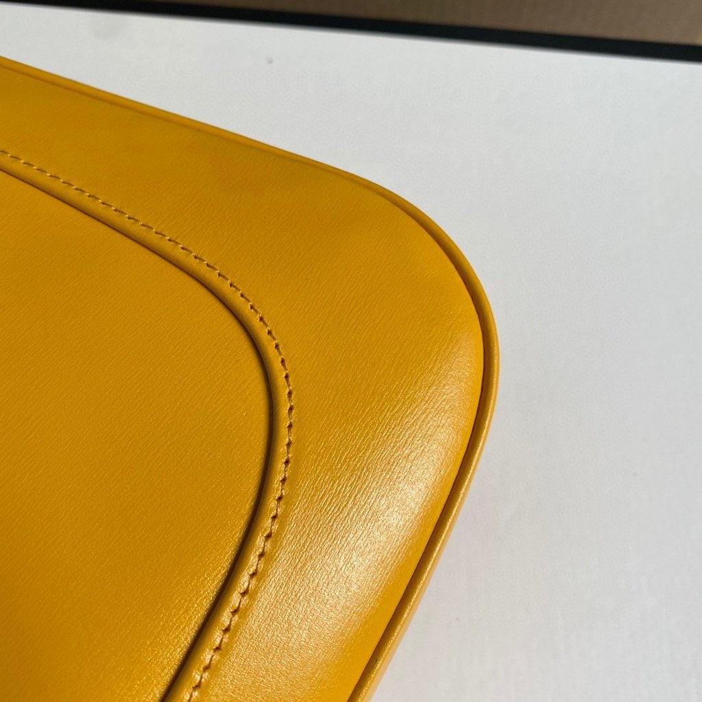 Gucci 636709 GG Jackie 1961 Small Hobo Shoulder Bag Yellow - luxibagsmall