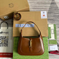 Gucci 636709 Jackie 1961 Small Shoulder Bag Brown - Default Title - View 1