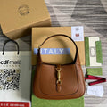 Gucci 636709 Jackie 1961 Small Natural Grain Bag Brown - Default Title - View 1