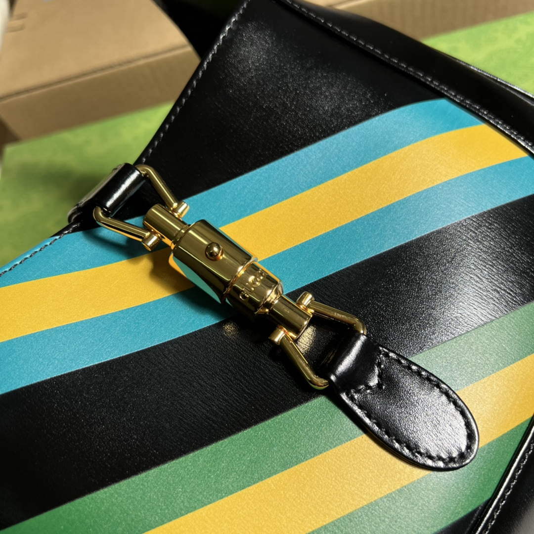 Gucci 636709 Jackie 1961 Small Shoulder Bag Colorful