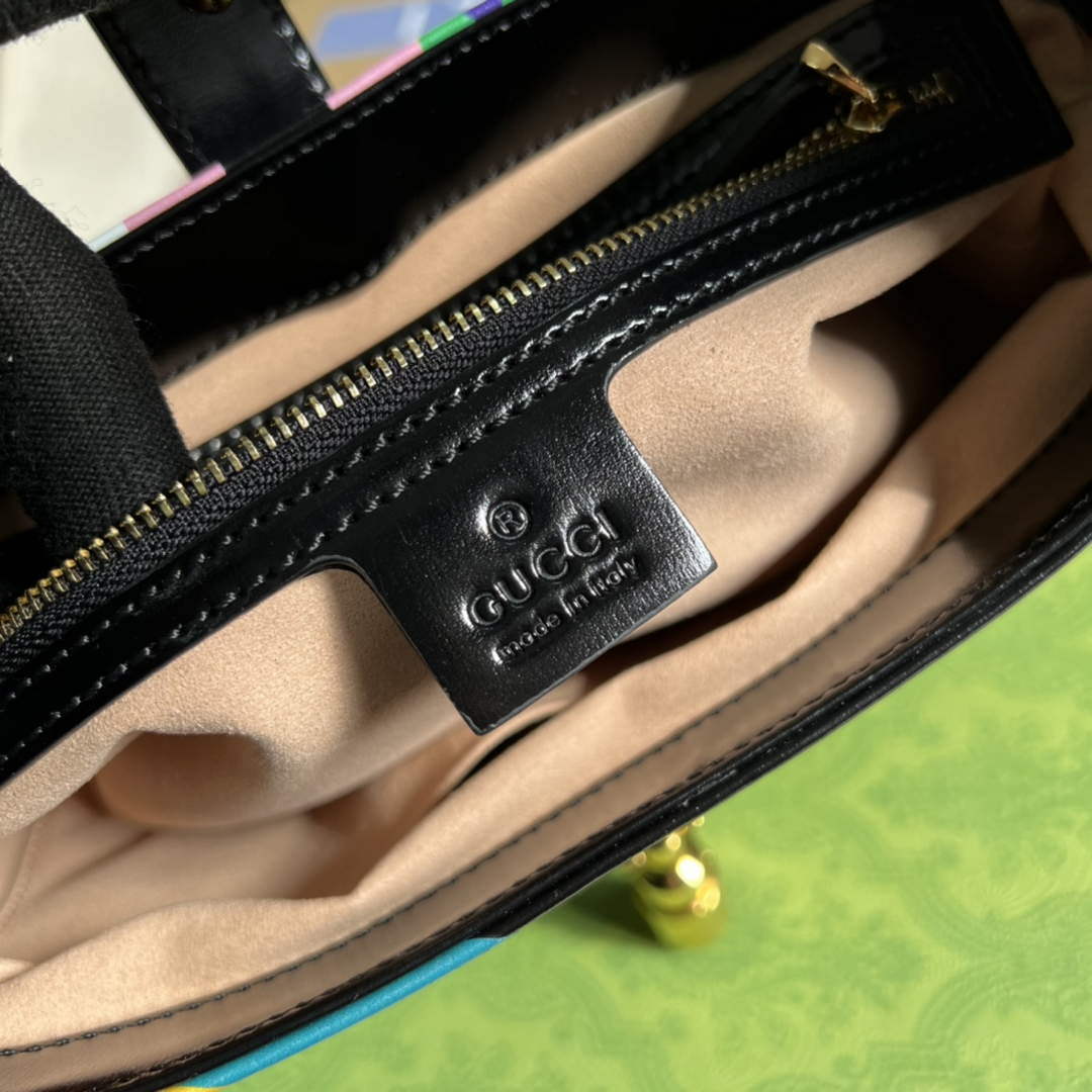 Gucci 636709 Jackie 1961 Small Shoulder Bag Colorful - Default Title - View 9