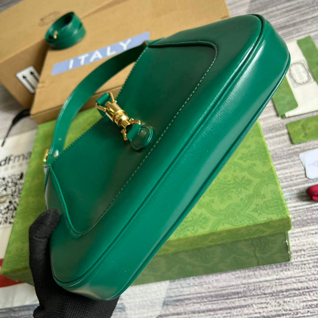 Gucci 636709 Jackie 1961 Small Shoulder Bag Green