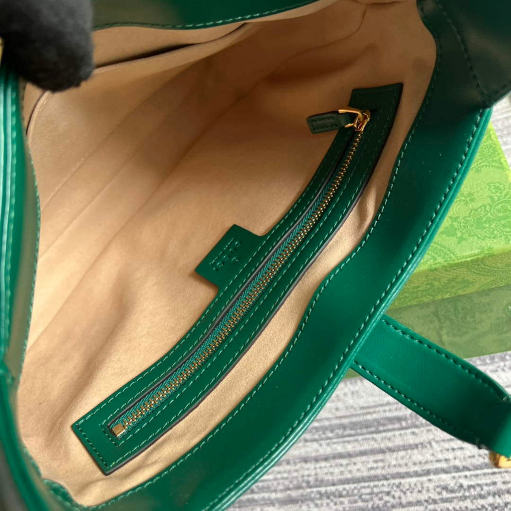 Gucci 636709 Jackie 1961 Small Shoulder Bag Green