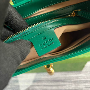Gucci 636709 Jackie 1961 Small Shoulder Bag Green - Default Title - View 9