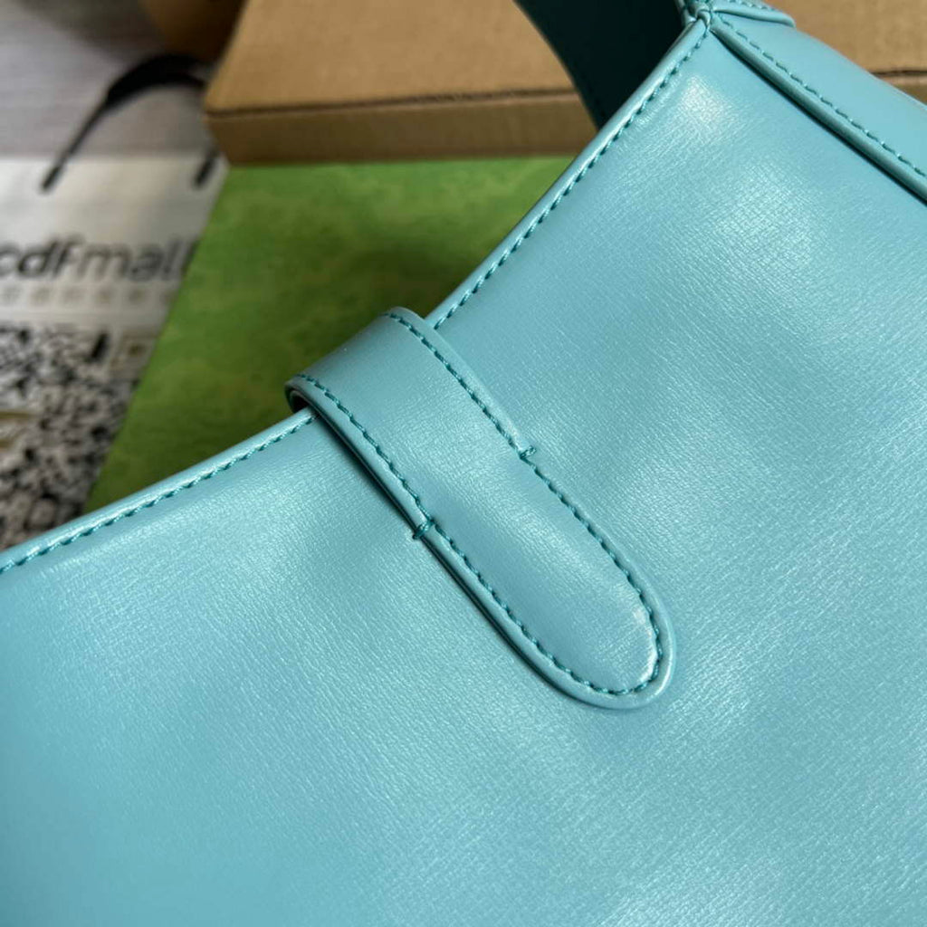 Gucci 636709 Jackie 1961 Small Shoulder Bag Light blue