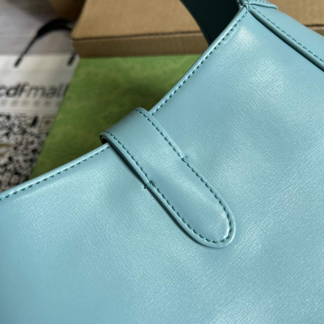 Gucci 636709 Jackie 1961 Small Shoulder Bag Light blue