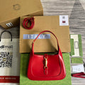 Gucci 636709 Jackie 1961 Small Shoulder Bag Red
