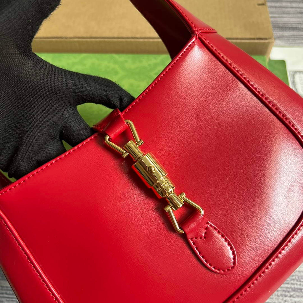 Gucci 636709 Jackie 1961 Small Shoulder Bag Red