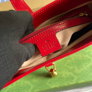 Gucci 636709 Jackie 1961 Small Shoulder Bag Red - Default Title - View 9