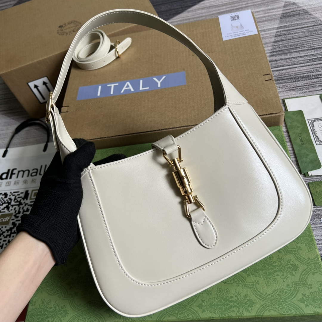 Gucci 636709 Jackie 1961 Small Shoulder Bag White - Default Title - View 4